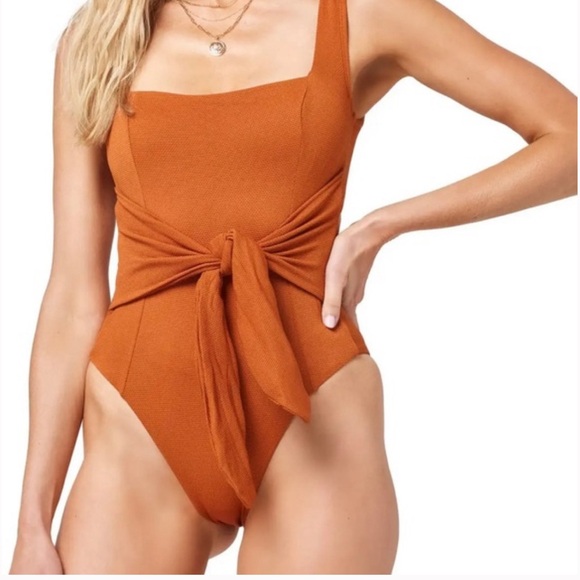 l*space Other - L*Space Balboa Tie Waist One-Piece Swimsuit